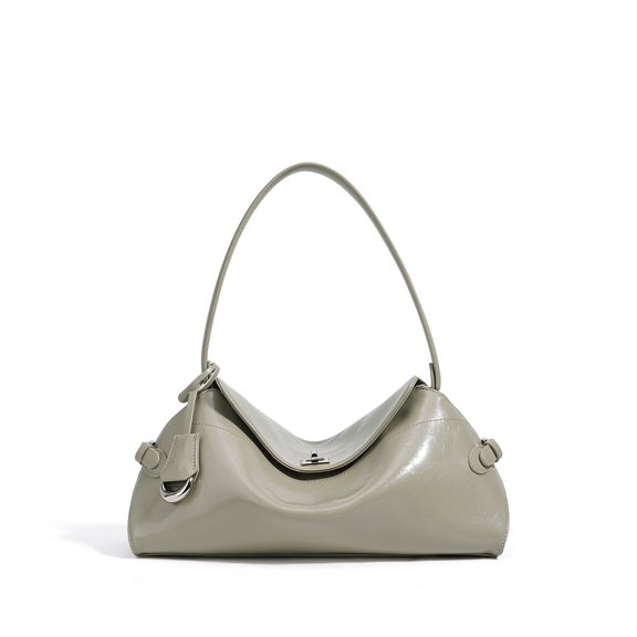 Genuine Leather Women's Shoulder Bag Cowhide Leather Purse Large