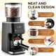 thumbnail image 4 of Zulay - Molinillo de caf&eacute; ajustable - Molinillo de caf&eacute; antiest&aacute;tico comercial - 51 ajustes precisos de molienda molino el&eacute;ctrico para expreso, Zulay Kitchen NA, 4 of 7