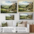 thumbnail image 4 of Designart "France French Vineyard Euphony" Landscapes Floater Framed Canvas Wall Art, 4 of 7