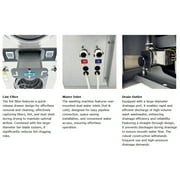 Washing Drying Machine Coin-Operated Double-Layer Commercial 220V 1PH