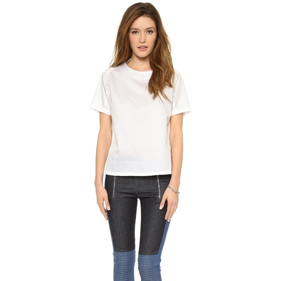 Surface to Air Women's Yuni Top 38 White/Black Pinstripe