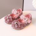 thumbnail image 4 of Lujianch Performance Dance Shoes For Girls Childrens Shoes Pearl Rhinestones Shining Kids Princess Shoes Baby Girls Shoes Sparkly Girls Boots, 4 of 5