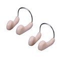thumbnail image 2 of 2Pcs TPR Swimming Nose Clip Anti Choking Professional Underwater Nose Protection Fleshcolor, 2 of 9