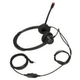 Best Headset With Mic For Home Office 2.5mm Business Headset Binaural Corded Headset with HD Mic for Home