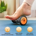 thumbnail image 2 of BESKAR Foot Massager Roller for Plantar Fasciitis Relief, Portable, Deep Tissue Muscle Massage, Foot Arch and Heel Pain, Reflexology Tool, 2 of 7