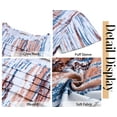 thumbnail image 5 of Fantaslook Women Blouses Dressy Casual Summer Short Sleeve Shirts Crew Neck Pleated Tunic Tops, 5 of 8