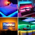 thumbnail image 2 of AMERTEER LED Strip Lights TV LED BackLight RGB LED Strip USB Powered for 24 Inch-60 Inch TV Mirror PC  APP Control Sync to Music  Bias Lighting  5050 RGB for Android iOS, 2 of 9