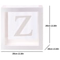 thumbnail image 3 of OUSITAID Letter Z Transparent Gift Boxes Kid Birthday Baby Party Decoration, 3 of 4
