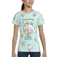 thumbnail image 5 of Sanrio Cinnamoroll Kids T-Shirt 3d Printed Graphic T-Shirts Boys And Girls Short Sleeve Shirts For Youth Kids X-Small, 5 of 6