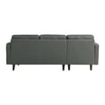 thumbnail image 3 of Lifestyle Solutions Jareth Sofa Chaise Sectional in Heather Gray Woven Fabric, 3 of 5
