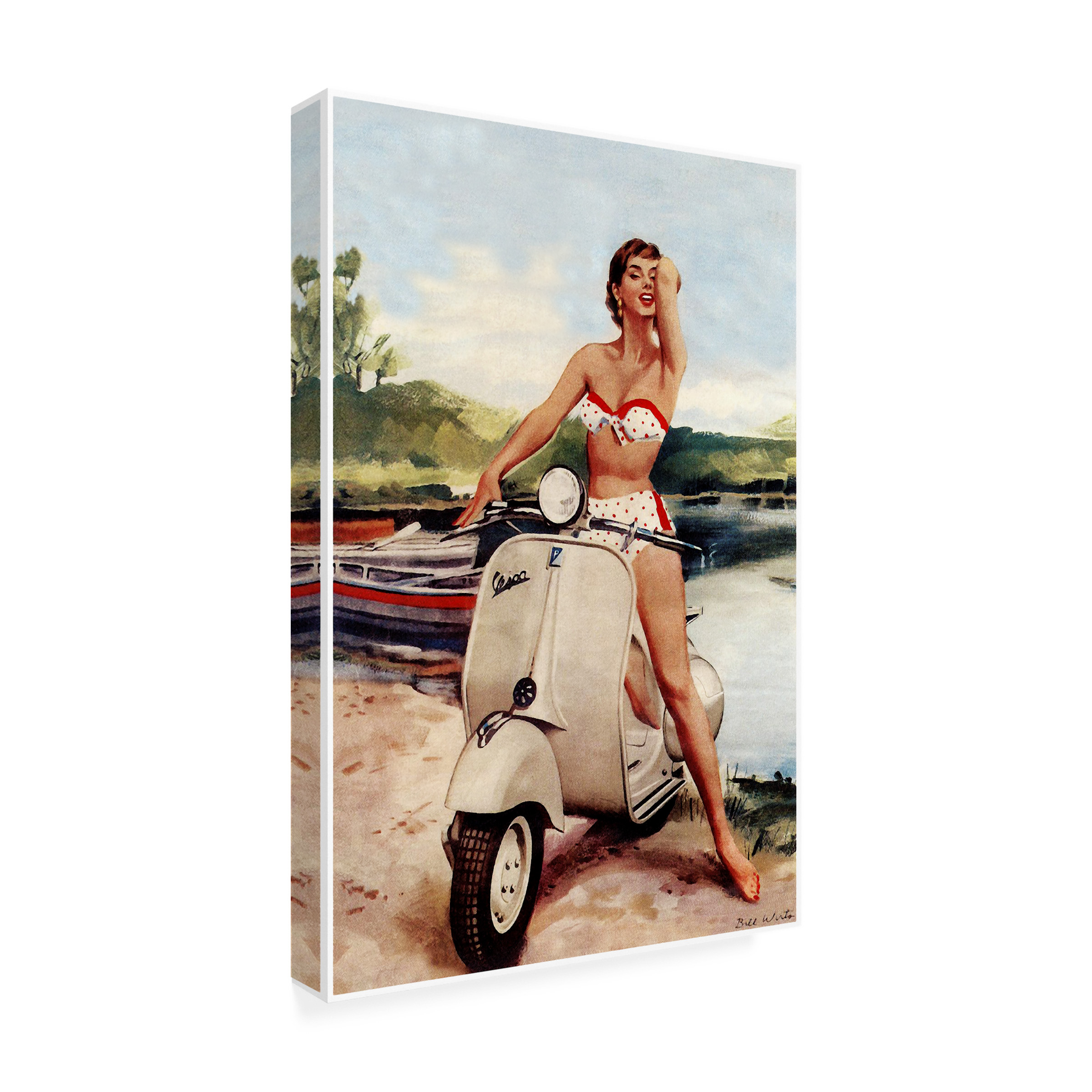 Trademark Fine Art 'Travel 36' Canvas Art by Vintage Lavoie
