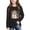 Black#2, variant on Qingpeng Boys Girls Cute Highland Cow Halloween Graphic Shirt Long Sleeve Crewneck Pullover Top