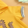 thumbnail image 4 of EIMELI Boy Summer Sets Dinosaur Print Sleeveless Round Neck Tops Shorts, 4 of 6