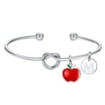 thumbnail image 1 of TINGN Teacher Gifts for Women Knot Teacher Bracelet End of Year Valentine Thank You Christmas Teacher Gifts for Women Men, 1 of 6