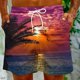 thumbnail image 5 of Pantalones Cortos para Hombre Atléticos Pantalones de Playa de Impresión Especial, Pantalones Cortos Atléticos de Poliéster Elásticos para Hombres, 5 of 5