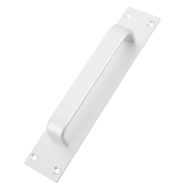 IDEANATEGRATE Manija De Aleación De Aluminio Para Puerta Corrediza Con Instalación Rápida Y Acabado Plateado