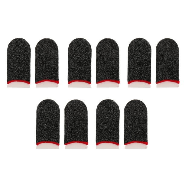 5 pares de fundas para dedos para juegos móviles, fundas para dedos con pantalla táctil transpirables