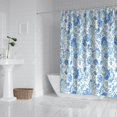 thumbnail image 2 of Pioneer Flower Floral Print Pattern Shower Curtain 84"x72" ,Bathroom Decorative Shower Curtains Set with 12 Hooks,Modern Waterproof Washable Shower Curtain, 2 of 6