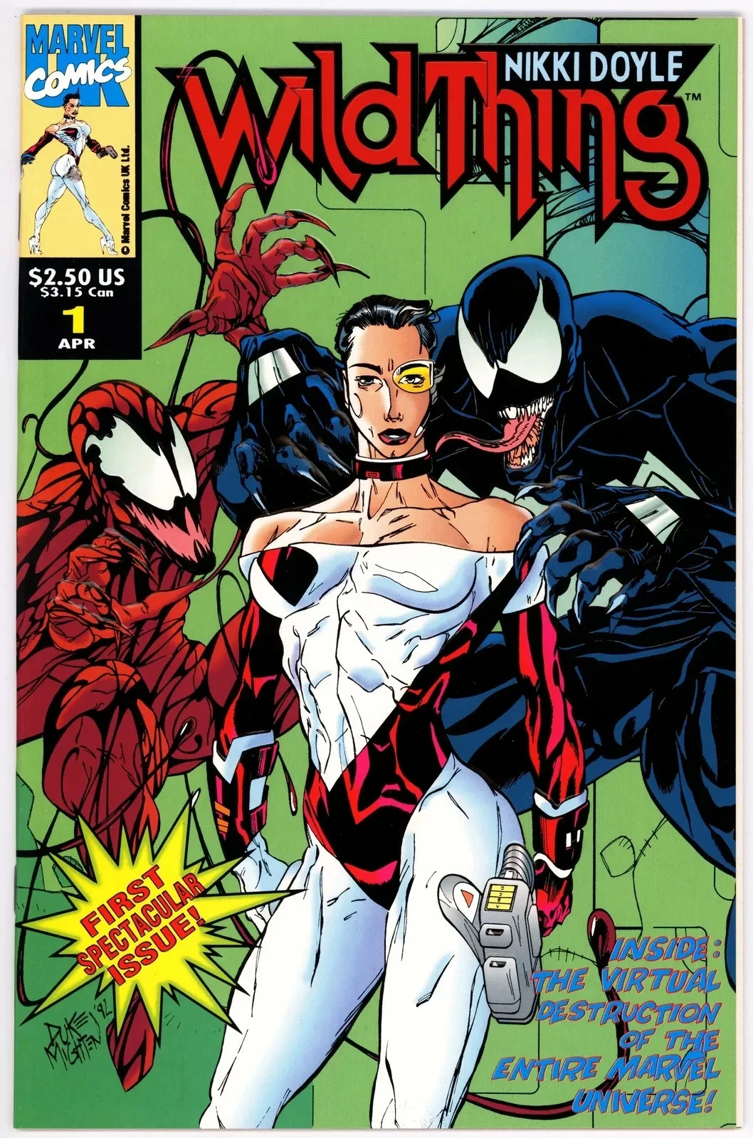 WildThing (1993) #1 NM Venom Carnage
