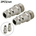 thumbnail image 1 of Hot Sale 2X Quick Release Euro Compressed Air Line Coupler Connector Fitting 1/4In Bsp- Male High Strength And Hardness, 1 of 9