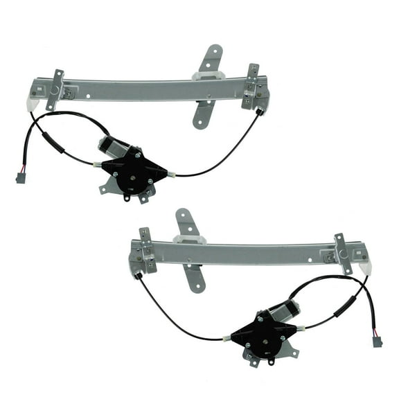 TRQ Power Window Regulators with Motor Front Pair Set for Mercury Ford WRA50165