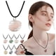 thumbnail image 3 of Collar redondo de cuentas de piedra de cristal Collar en espiral de la jaula Colgantes Joyería Collares de piedras preciosas y colgantes, 3 of 5
