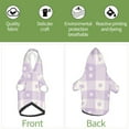 thumbnail image 6 of Bingfone Floral Purple Buffalo Plaid Dog Clothes Hoodie, Pet Winter Coat,Puppy Sweatshirts For Small Dogs Boy Girl,Suitable For All Breeds-Xx-Large, 6 of 9