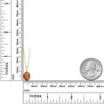 thumbnail image 6 of Gem Stone King 14K Yellow Gold Twilight Orange Mystic Quartz Pendant Necklace | 1.80 Cttw | Gemstone Birthstone | Oval 9X7MM | Gold Necklace for Women | With 18 inch Gold Chain, 6 of 6