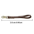 thumbnail image 2 of Dogs Leather Braided Dog Short Traffic Leash Braid, 2 of 5