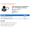 thumbnail image 2 of Thermostat Housing - Compatible with 2007 - 2010 Dodge Grand Caravan 2008 2009, 2 of 2