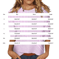 thumbnail image 3 of ZDNIXIAN Womens Long Sleeve Shirts Tops ,Crew Neck Long Sleeve Casual Shirt, Loose Fit Mixed Stripe Pullover Top, Lightweight Relaxed Fit Daily Fashion Tunic, 3 of 5