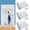 White, variant on 3 Sets Magnetic Dust Barrier Zipper Door Kit 4' x 7.5' Construction Plastic Dust Barriers Plastic Door Curtain for Construction Self Closing Curtain for Doorways Room (White)