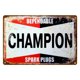 thumbnail image 2 of Letrero Hojalata Con Letras Vintage Rectangulares Pared para El Placa Metal Decorativa Artística, 2 of 9