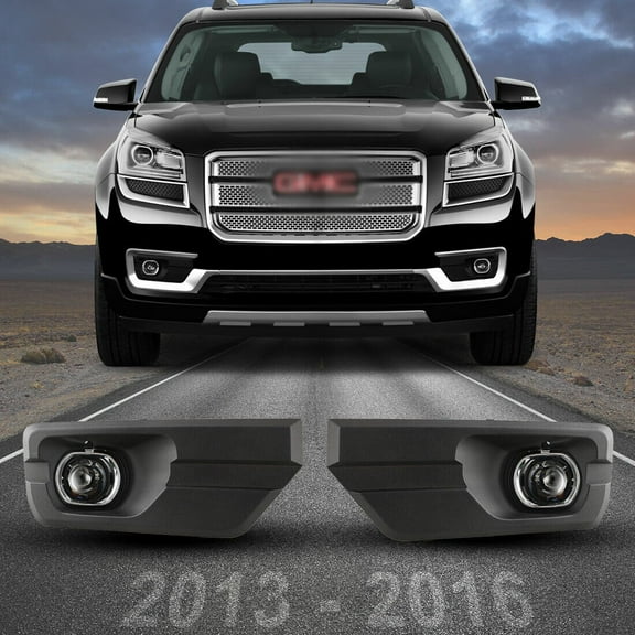 Spyder Auto Fog Lights with Bezels and Harness for 2013-2016 GMC Acadia