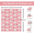 thumbnail image 6 of Pig Blanket 50"x60" Cute Pink Pig Throw Blanket for Boys Girl Women Pig Throw and Blankets for Sofa Couch Living Room Bedroom, 6 of 6