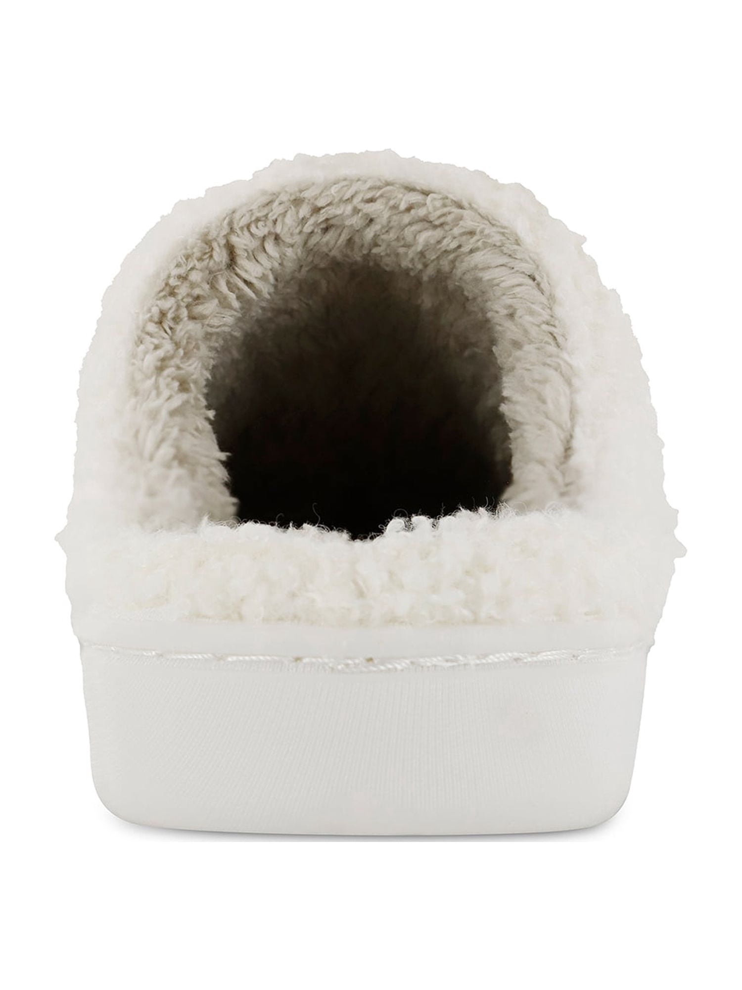 S+R Women's Smiley Graphic Cozy Slide Slipper