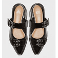 thumbnail image 5 of Women's Peyton Double Buckle Slingback Flats with Memory Foam Insole 8.5, 5 of 5