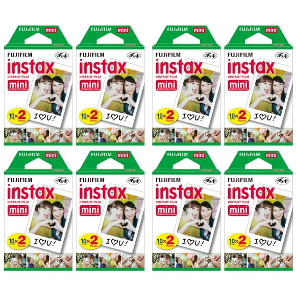 Fujifilm Instax Mini Instant Film (8 Twin Packs, 160 Total Pictures) for Instax Cameras
