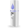 thumbnail image 1 of ORUYROP Portable Nano Facial Mister Mini Facial Steamer Atomization Eyelash Extensions with Mirror & 20ml Visual Water Tank (White), 1 of 7