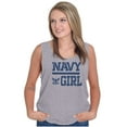 thumbnail image 5 of US Navy Girl Military Anchor Logo Tank Top Tee Shirt Women Brisco Brands S, 5 of 6