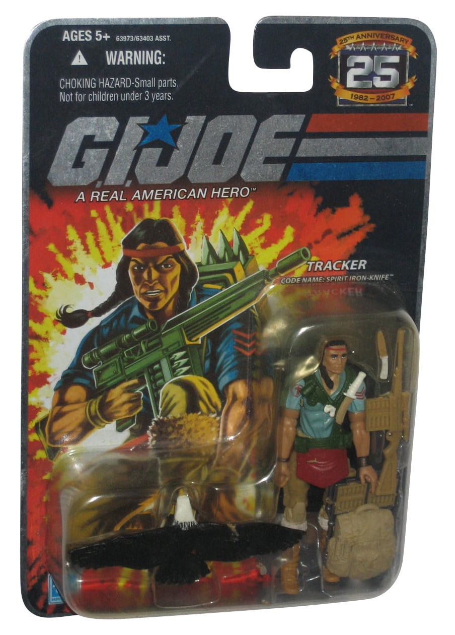 GI Joe 25th Anniversary Spirit IronKnife Tracker w/ Eagle (2007