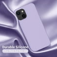 thumbnail image 6 of Entronix Silicone Soft Case Designed for iPhone 13 Mini Shockproof Durable Slim Fit (Purple), 6 of 7