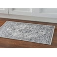 thumbnail image 4 of Emerald Collection Cream/Grey Rug, Multiple Sizes, 4 of 7
