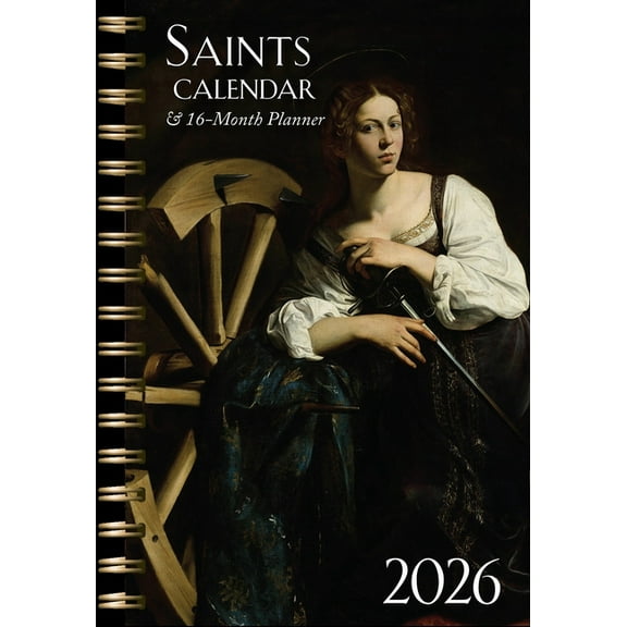 2026 Saints Calendar and Planner, (Paperback)