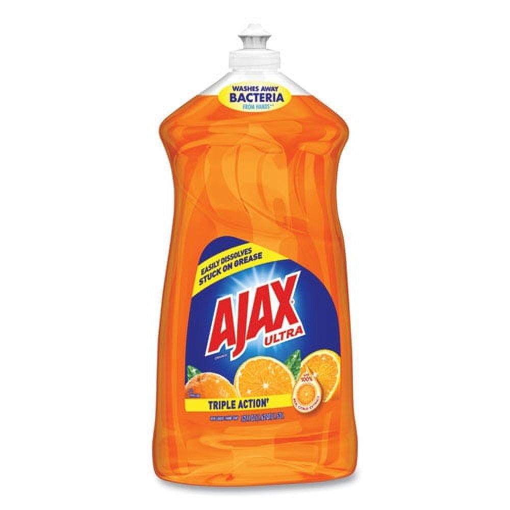 AJAX Triple Action Dish Soap - Liquid - 52 fl oz (1.6 quart) - Orange Scent - 1 Each - Orange | Bundle of 5 Each