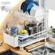 thumbnail image 1 of Stainless Steel Dish Drying Rack with Utensil Holder and Towel Bar for Countertop Storage, 1 of 7