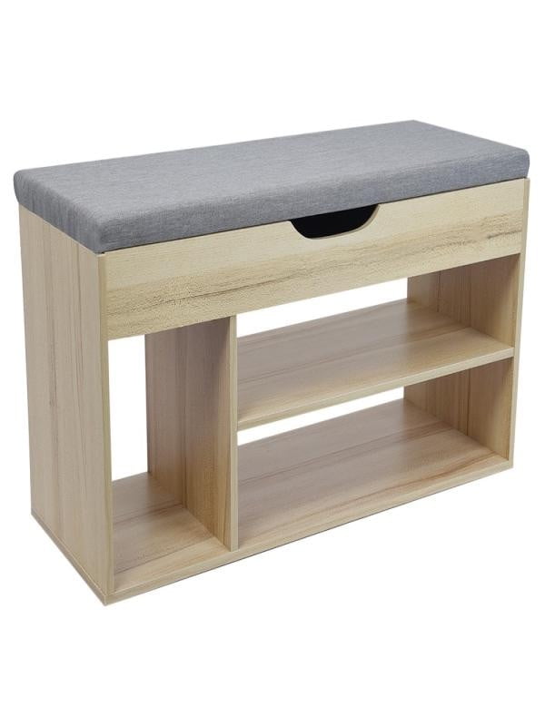 Wooden Modern Shoe Storage Stool Sofa Bench Change Shoe Rack Store