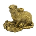 thumbnail image 4 of Rabbit Sculpture,Bunny Statue Sturdy Brass Rabbit Decor Bunny Statue Highly Recommended, 4 of 8