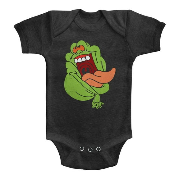 Real Ghostbusters Slimer Vintage Smoke Infant Baby Romper
