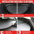 thumbnail image 4 of Fit Mazda CX-5 2013 2014 2015 2016 Black Retractable Cargo Cover  for Mazda CX-5 2013-2016 SUV Accessory Rear Trunk Area Privacy Shield Shade Cover With Rebounding Plastic, 4 of 9